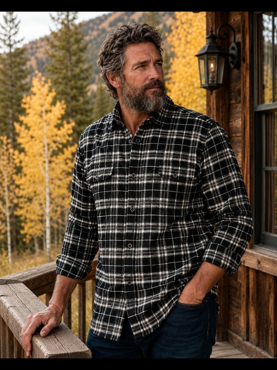 Jachs Other - Jachs Men's Plaid Flannel Button-Up Shirt – XLT
